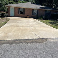 Duplex Driveway Cleaning Pensacola, FL 2